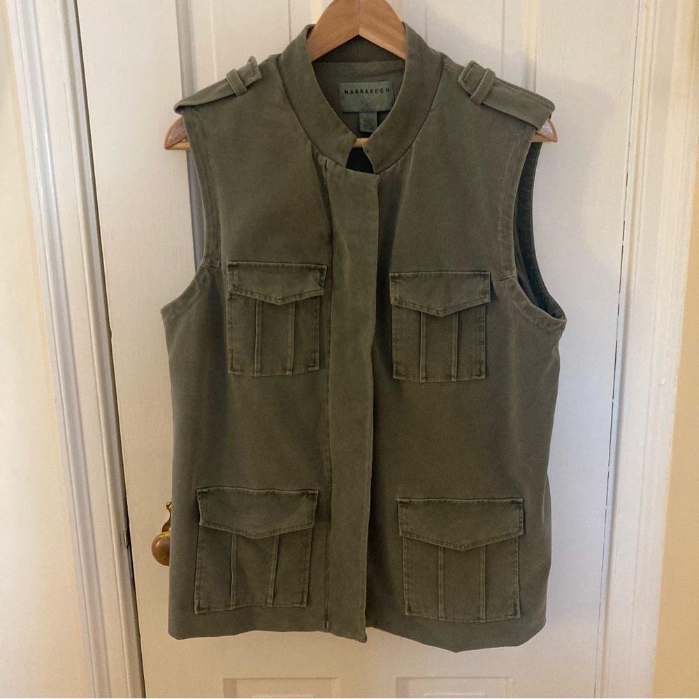 Anthropologie Marrakech cargo pocket vest